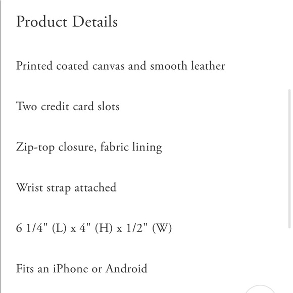 Coach Corner Zip Wristlet - Picture 3 of 3